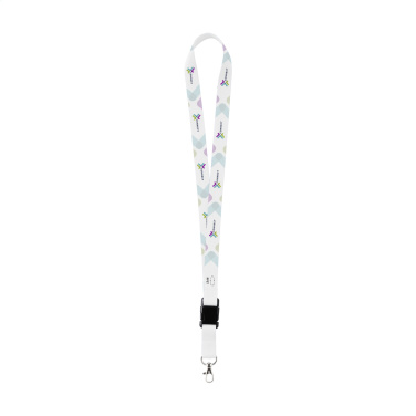 Logo trade promotional gifts image of: Lanyard Sublimation Buckle RPET 2 cm keycord