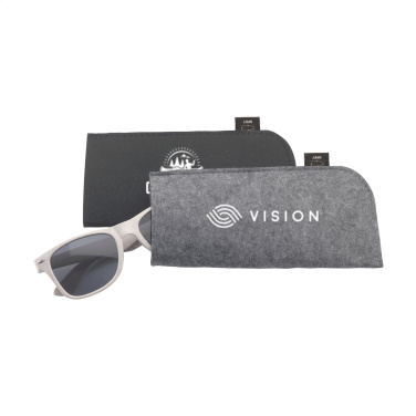 Logo trade advertising product photo of: Feltro GRS RPET Pouch for glasses