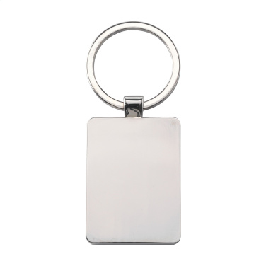 Logotrade promotional product image of: Bamboo Key Rectangle keyring