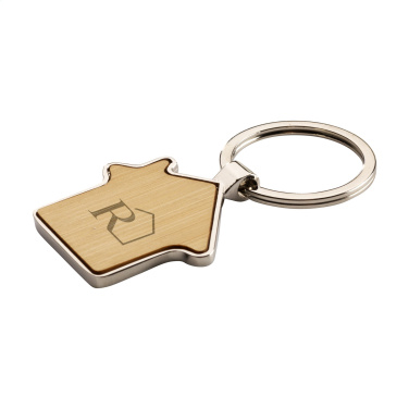 Logo trade promotional giveaway photo of: Casa bamboo keyring