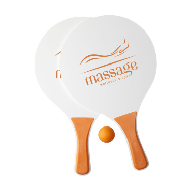 Logo trade corporate gifts image of: BeachTennis beach game