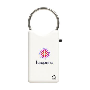 Logo trade corporate gifts picture of: Safe GRS Recycled Key Ring