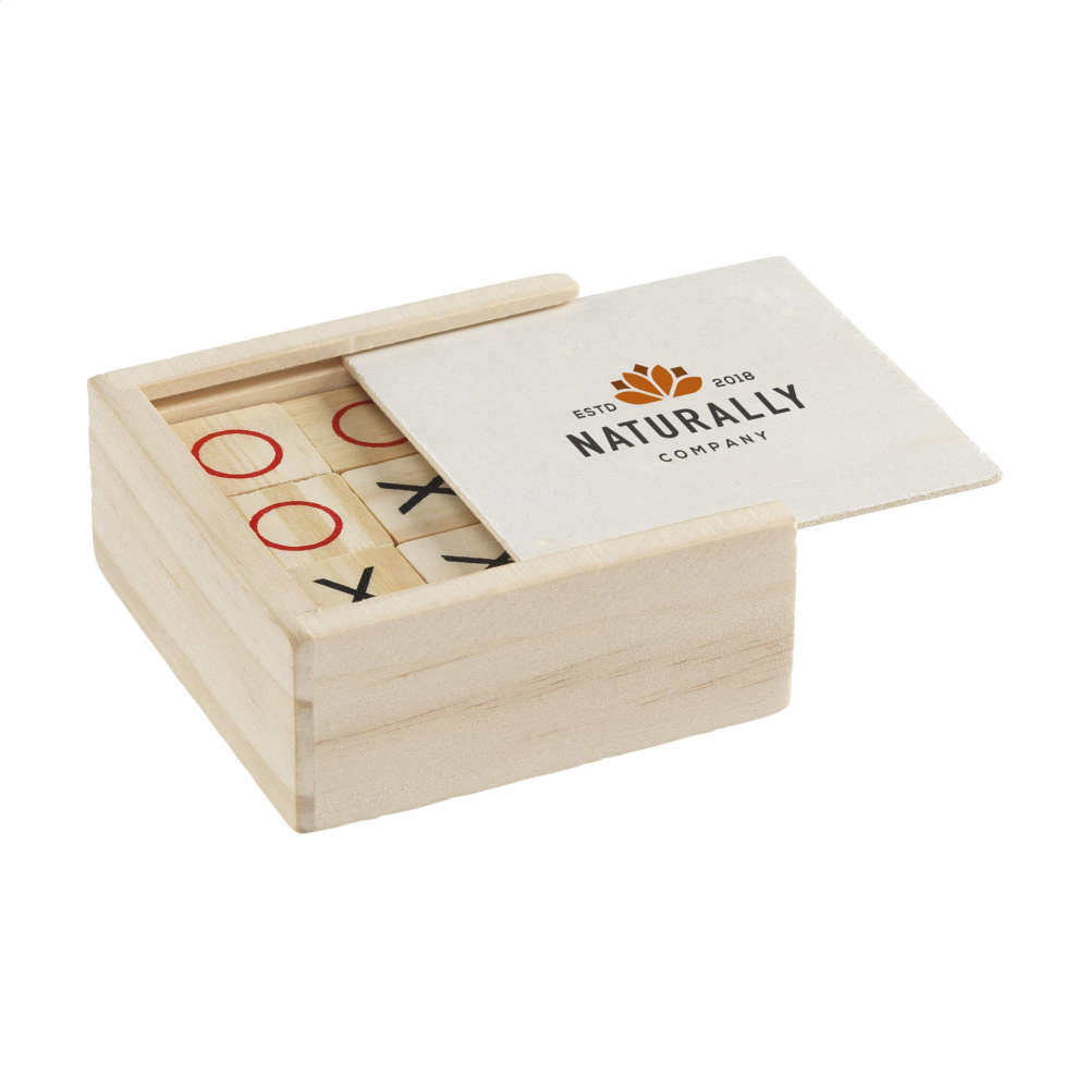 Logotrade promotional gift image of: Tic Tac Toe Game Bamboo