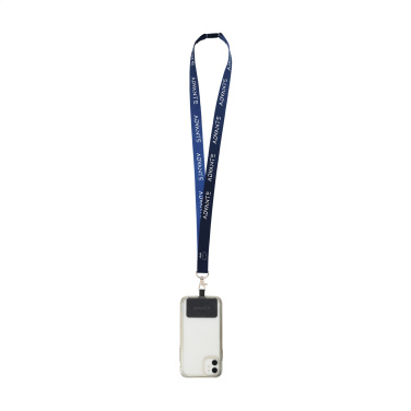 Logotrade promotional item picture of: Lanyard Sublimation Safety RPET 2 cm with Patch