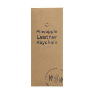 Logo trade promotional giveaway photo of: Vegan Pineapple Leather Keyring