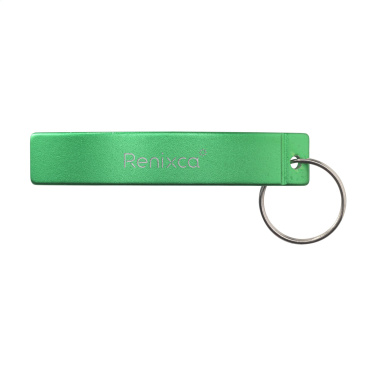 Logotrade business gift image of: Alu Opener GRS Recycled keyring