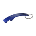 Alu Opener GRS Recycled keyring, blue