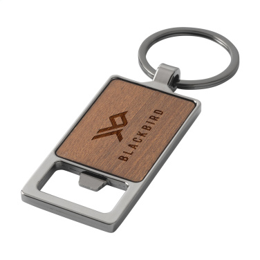 Logo trade corporate gift photo of: Sammy bottle opener / keyring