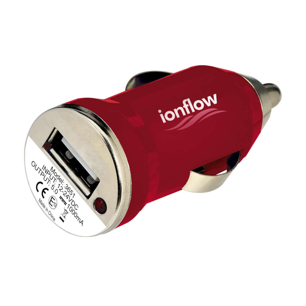 Logotrade promotional item image of: USB CarCharger plug