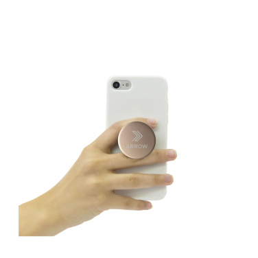 Logotrade promotional gift image of: PopSockets® Aluminium telephone holder