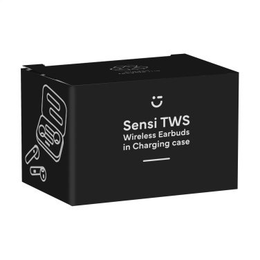 Logo trade promotional product photo of: Sensi TWS Wireless Earbuds in Charging Case