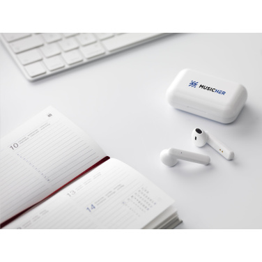 Logo trade promotional products picture of: Sensi TWS Wireless Earbuds in Charging Case