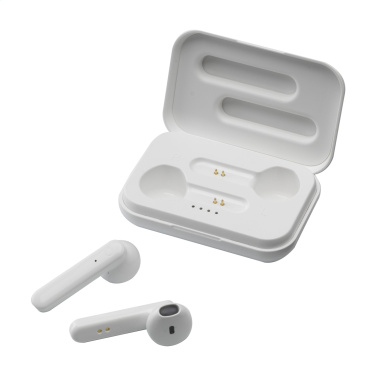 Logo trade promotional gift photo of: Sensi TWS Wireless Earbuds in Charging Case