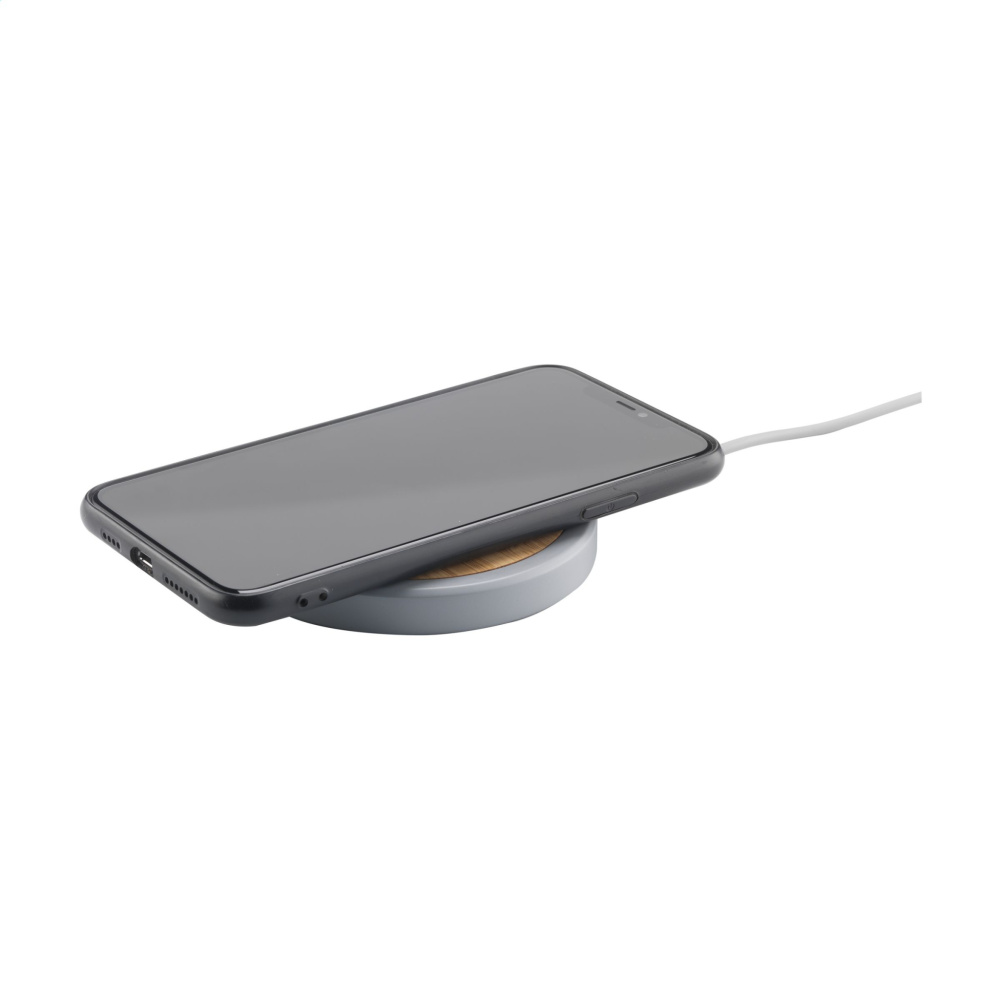 Logotrade promotional product picture of: Lidos Stone ECO 10W Wireless Charger