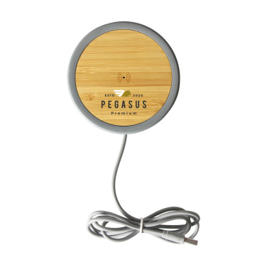 Logo trade promotional merchandise image of: Lidos Stone ECO 10W Wireless Charger