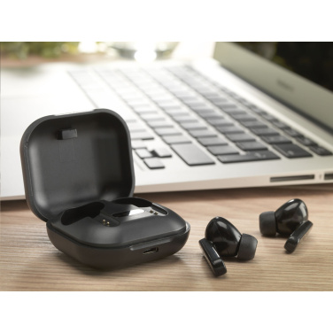 Logotrade promotional item image of: Aron TWS Wireless Earbuds in Charging Case