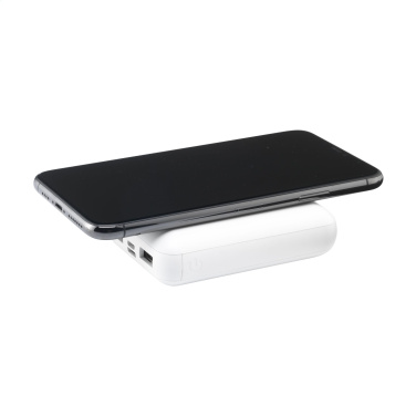 Logo trade promotional merchandise picture of: PocketPower 10000 Wireless Powerbank wireless charger