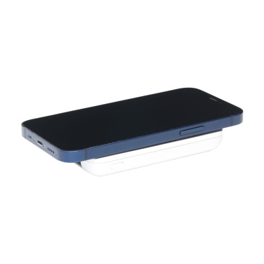 Logo trade promotional product photo of: Force Magnetic RCS Recycled Wireless Powerbank 5000