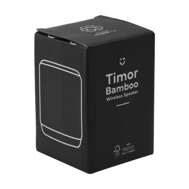 Logotrade corporate gift image of: Timor Bamboo Wireless Speaker