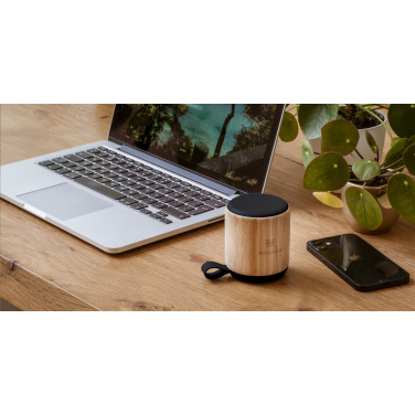 Logotrade promotional merchandise photo of: Timor Bamboo Wireless Speaker