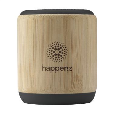 Logo trade promotional item photo of: Timor Bamboo Wireless Speaker