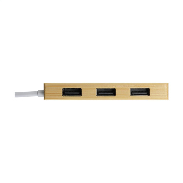 Logotrade promotional items photo of: Bamboo USB Hub