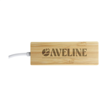 Logo trade promotional gift photo of: Bamboo USB Hub