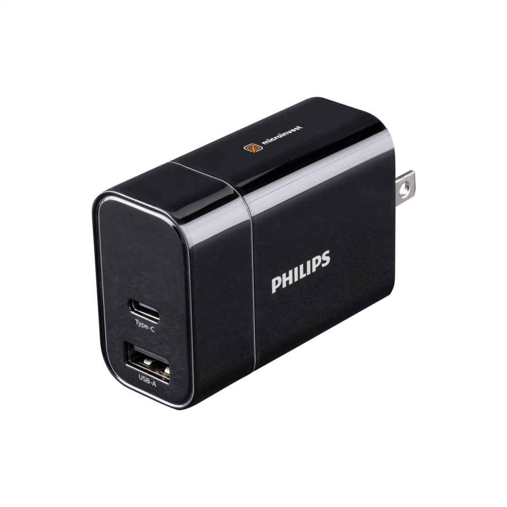 Logotrade promotional item image of: Philips Travel Charger