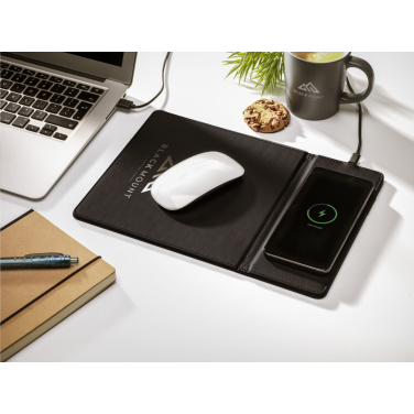 Logotrade business gift image of: RCS Recycled Wireless Charging Mousepad