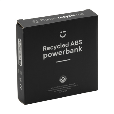 Logotrade promotional product image of: Compact 5000 RCS Recycled ABS Powerbank