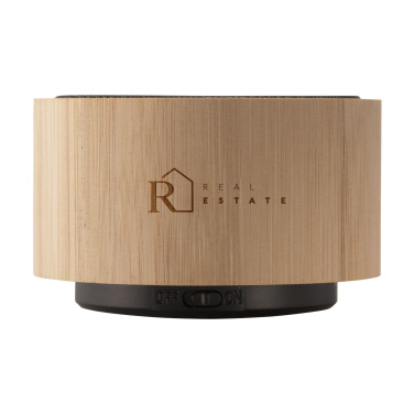 Logo trade promotional products picture of: Wave Bamboo Wireless Speaker