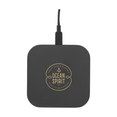 Logo trade promotional products picture of: Bamboo Wireless Charger 15W