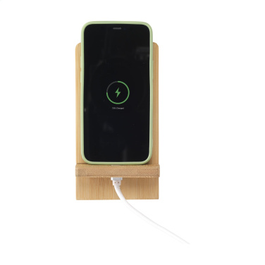 Logo trade business gift photo of: Miyo Bamboo Phone Stand