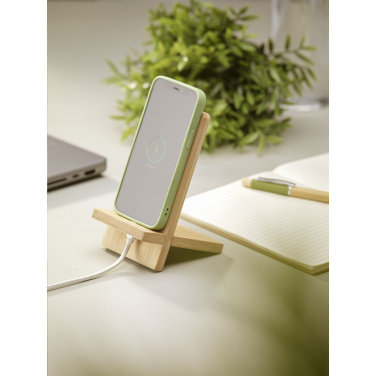 Logotrade promotional merchandise image of: Miyo Bamboo Phone Stand