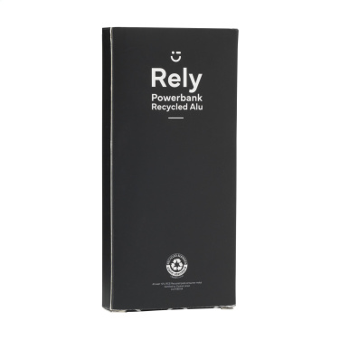 Logo trade corporate gift photo of: Rely Powerbank 10000 RCS Recycled Alu