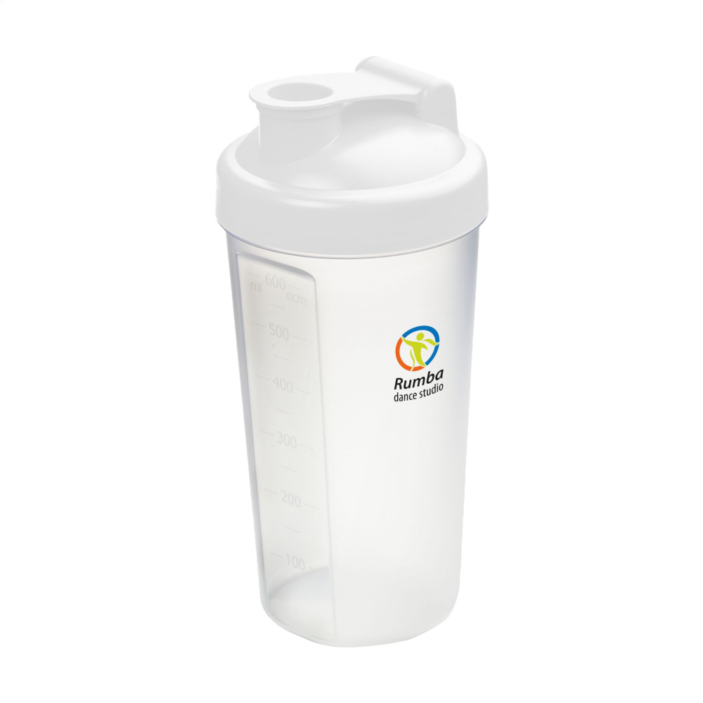 Logo trade promotional item photo of: Shaker Protein 600 ml drinking cup