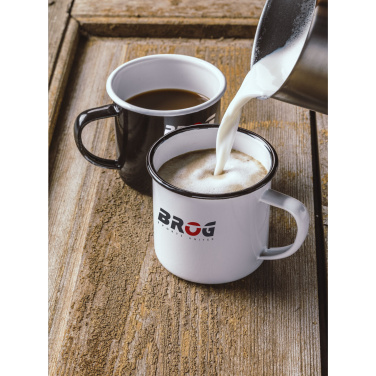 Logo trade promotional product photo of: Retro Enamel Mug 350 ml