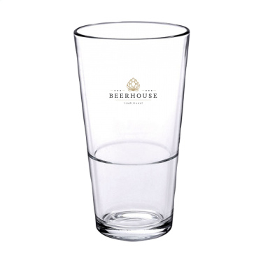 Logo trade promotional gift photo of: Beer Glass Stackable 340 ml