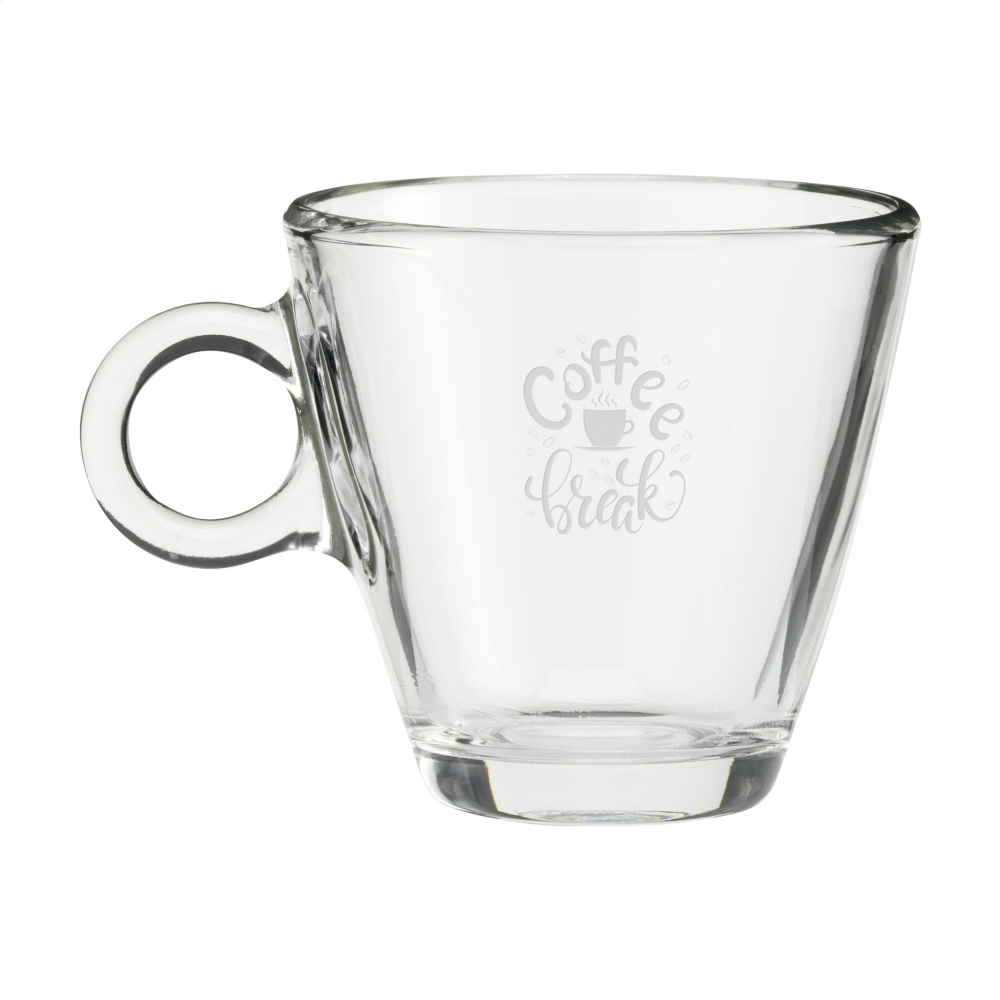 Logotrade promotional gift image of: Lugano Coffee Glass 230 ml