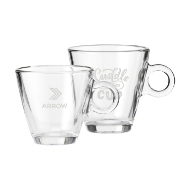 Logo trade promotional merchandise picture of: Lugano Coffee Glass 230 ml