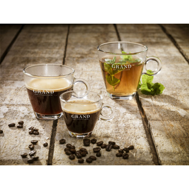 Logo trade promotional gift photo of: Lugano Coffee Glass 230 ml