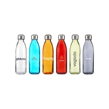 Logotrade promotional gift picture of: Topflask Glass 650 ml drinking bottle