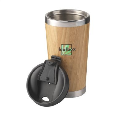 Logotrade promotional item image of: Tokyo 450 ml bamboo thermo cup