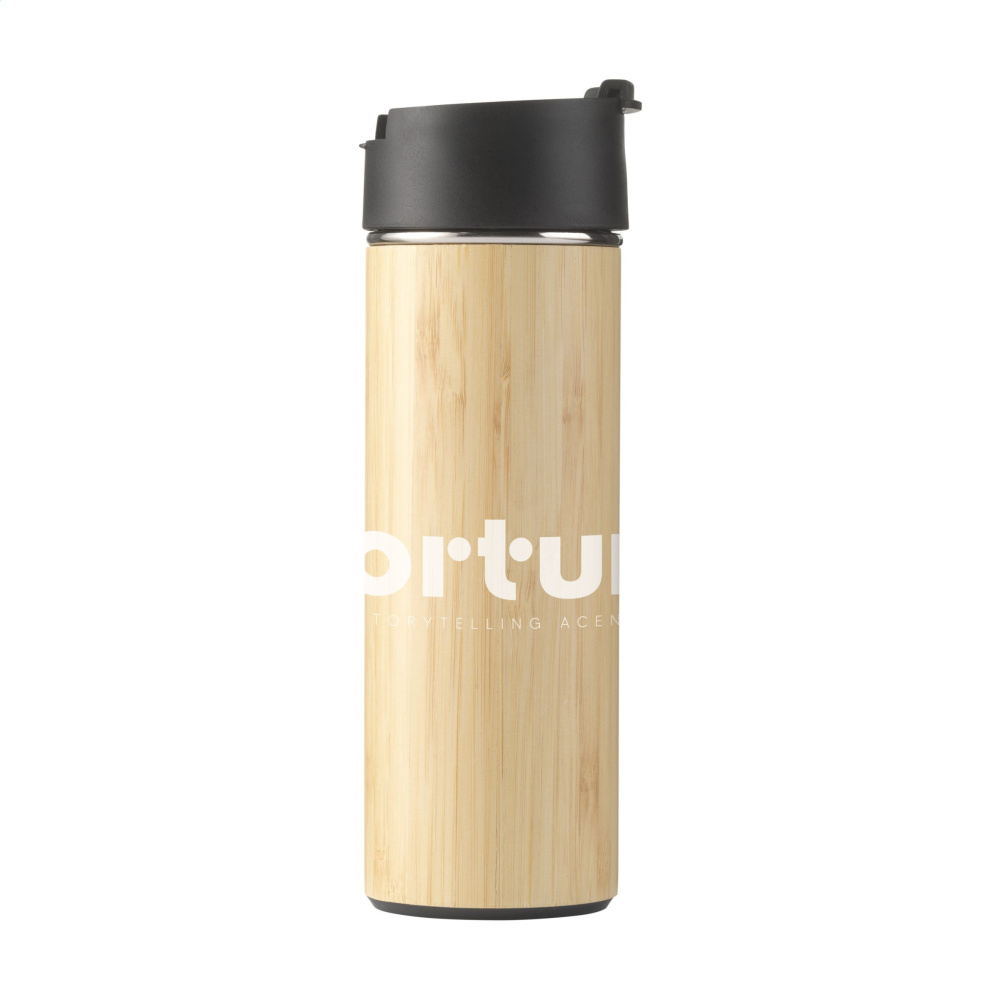 Logotrade corporate gift picture of: Sakura 360 ml bamboo thermo bottle/thermo cup