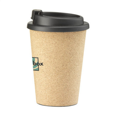 Logo trade business gifts image of: Attea Cork 350 ml coffee cup