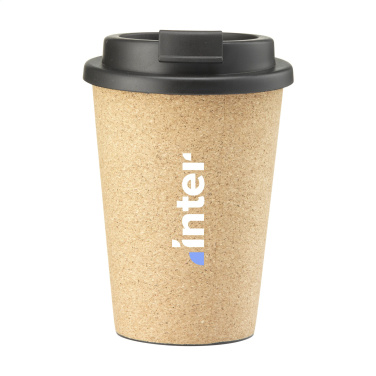 Logo trade promotional gifts picture of: Attea Cork 350 ml coffee cup