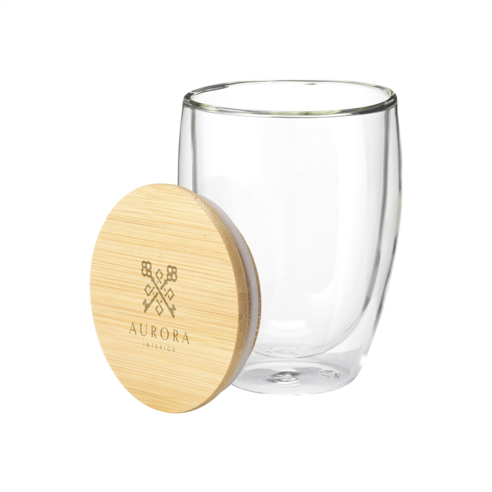 Logo trade advertising product photo of: Alba 350 ml double-walled glass