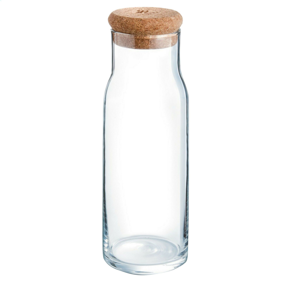 Logo trade advertising products picture of: Algarve Carafe 1 L with a cork cap