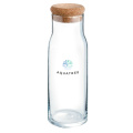 Algarve Carafe 1 L with a cork cap, transparent