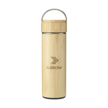 Logotrade corporate gift image of: Nikko 330 ml bamboo thermo bottle/thermo cup